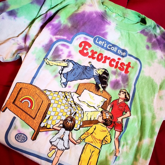 Black Matter Tops Black Matter Lets Call The Exorcist Shirt Poshmark